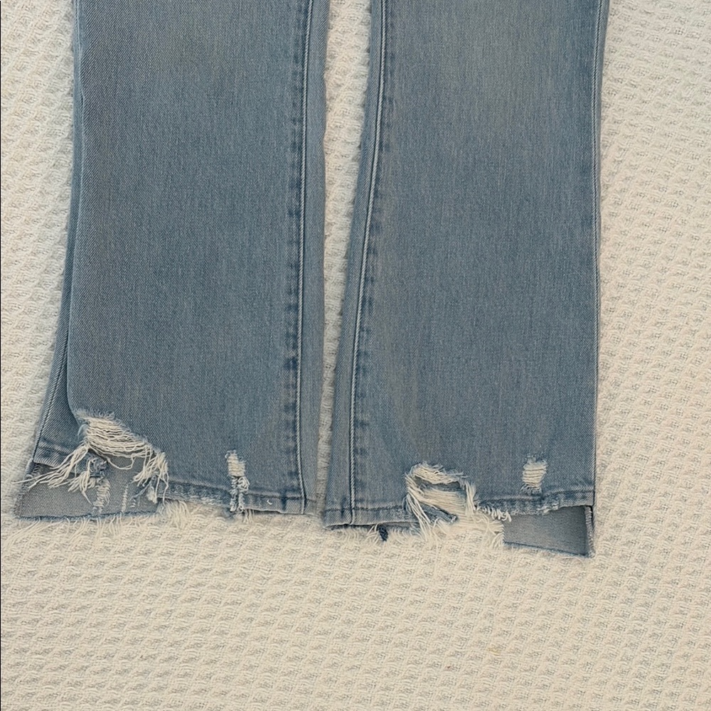 MOTHER Light Blue Ankle & Cropped Jeans - Picture 5 of 7